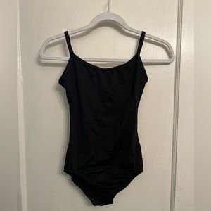 black ballet leotard